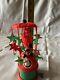Vintage Christmas Celluloid Wind-up Toy Santa In Sleigh Withnodding Reindeer Withbox