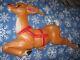 Vintage Rudolph Reindeer Blow Mold Empire Christmas 35''-36 For Santa's Sleigh