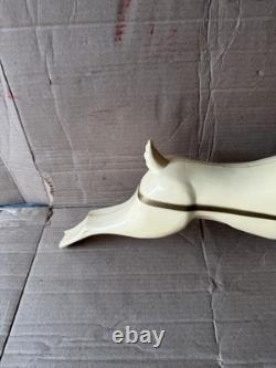 VINTAGE UNION CHRISTMAS REINDEER LIGHT UP HARD BLOW MOLDS RARE SANTA Sleigh E