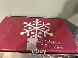 VTGV Kirkland Signature Santa Sleigh And Reindeer Christmas Decoration Withbox