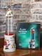 Vtg 1990s Christmas Elite Red Lava Motion Lamp Santa+sleigh+snowman+reindeer 18