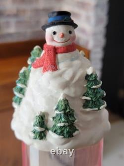 VTG 1990s CHRISTMAS Elite RED LAVA MOTION LAMP Santa+Sleigh+Snowman+Reindeer 18