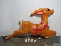 VTG Empire 36 Giant Santa Reindeer for Santa Claus' Sleigh Christmas Blow Mold