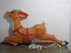 VTG Empire 36 Giant Santa Reindeer for Santa Claus' Sleigh Christmas Blow Mold