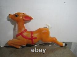 VTG Empire 36 Giant Santa Reindeer for Santa Claus' Sleigh Christmas Blow Mold