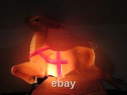 VTG Empire 36 Giant Santa Reindeer for Santa Claus' Sleigh Christmas Blow Mold