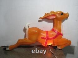 VTG Empire 36 Giant Santa Reindeer for Santa Claus' Sleigh Christmas Blow Mold