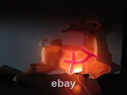 VTG Empire 36 Giant Santa Reindeer for Santa Claus' Sleigh Christmas Blow Mold