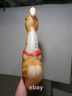 VTG Empire 36 Giant Santa Reindeer for Santa Claus' Sleigh Christmas Blow Mold