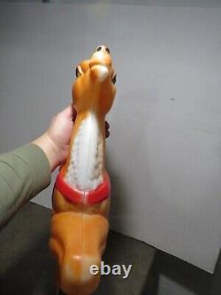 VTG Empire 36 Giant Santa Reindeer for Santa Claus' Sleigh Christmas Blow Mold