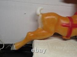 VTG Empire 36 Giant Santa Reindeer for Santa Claus' Sleigh Christmas Blow Mold