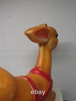VTG Empire 36 Giant Santa Reindeer for Santa Claus' Sleigh Christmas Blow Mold