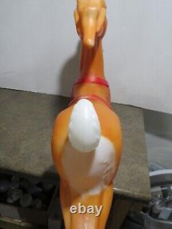 VTG Empire 36 Giant Santa Reindeer for Santa Claus' Sleigh Christmas Blow Mold