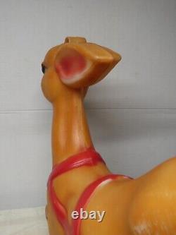 VTG Empire 36 Giant Santa Reindeer for Santa Claus' Sleigh Christmas Blow Mold