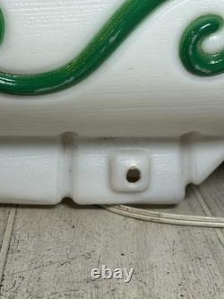 VTG Grand Venture Santa Claus' Reindeer Sleigh/Sled Christmas Blow Mold