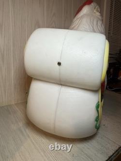 VTG Grand Venture Santa Claus' Reindeer Sleigh/Sled Christmas Blow Mold