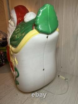 VTG Grand Venture Santa Claus' Reindeer Sleigh/Sled Christmas Blow Mold