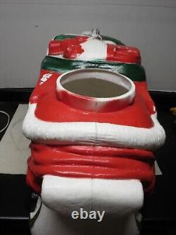 VTG HTF TPI Santa Claus' Reindeer Sleigh/Sled Christmas Blow Mold Yard Decor