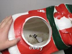 VTG HTF TPI Santa Claus' Reindeer Sleigh/Sled Christmas Blow Mold Yard Decor