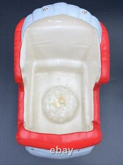 VTG Kimple Mold Lot of 5pcs Ceramic Christmas Reindeers & Santa Sleigh Figurines
