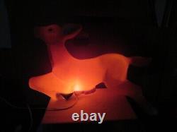 VTG TPI 33 Rudolph the Red-Nose Reindeer for Santa's Sleigh Christmas Blow Mold