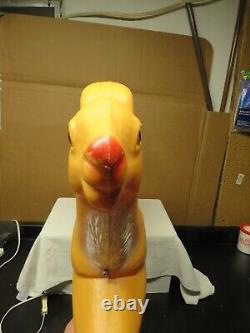 VTG TPI 33 Rudolph the Red-Nose Reindeer for Santa's Sleigh Christmas Blow Mold