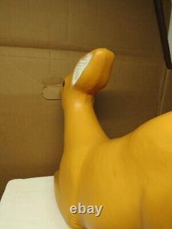 VTG TPI 33 Rudolph the Red-Nose Reindeer for Santa's Sleigh Christmas Blow Mold