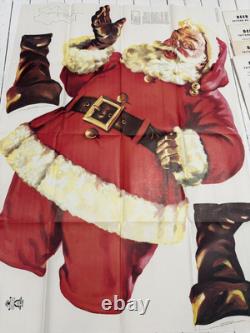 VTG U-Bild Santa & Sleigh & 8 Reindeer Patterns 189 256 257 Christmas Yard MCM