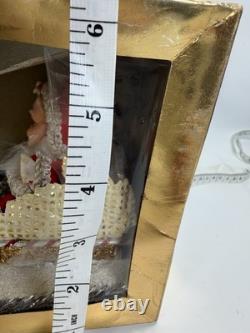 VTG Woolworth's 1950s Santa Sleigh & 2 Reindeer Japan Christmas Decor whimsical