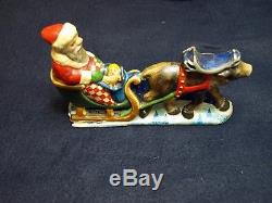 Vaillancourt Santa In Sleigh With Reindeer # 573 1992