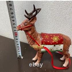Villeroy & Boch Santa Sleigh Reindeer Christmas Ornament Figurine Set
