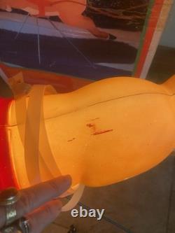 Vint Grand Venture Reindeer Blow Mold w Stand Antlers Reigns for Santas Sleigh Vint Grand Venture Reindeer Blow Mold w Stand Antlers Reigns for Santas Sleigh