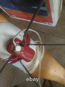 Vint Grand Venture Reindeer Blow Mold w Stand Antlers Reigns for Santas Sleigh