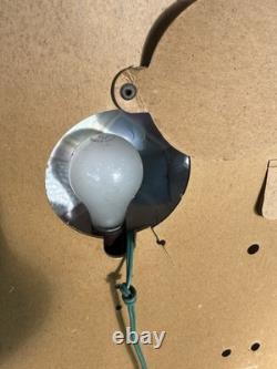 Vintage 1950's Noma Lights Santa Sleigh Reindeer Blowmold Indoor / Outdoor Rare