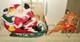 Vintage 1970 Made Usa Christmas Empire Santa Reindeer Sleigh Table Top Blow Mold