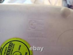 Vintage 1970 Made USA CHRISTMAS Empire Santa Reindeer Sleigh Table Top Blow Mold