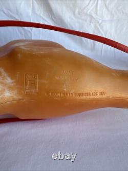 Vintage 1977 Empire Blow Mold 24 Santa Sleigh Withtoys & 23 Reindeer Christmas