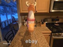 Vintage 27 Grand Venture Christmas Reindeer For Santa's Sleigh Blow Mold