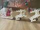 Vintage Antique Santa With Sleigh And Reindeer Pull Toy Candy Container