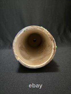 Vintage Atlantic Mold Ceramic Christmas Candle 3D Santa Sleigh & Reindeer 14.5