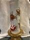 Vintage Atlantic Mold Ceramic Christmas Candle 3d Santa In Sleigh With Reindeer