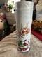 Vintage Atlantic Mold Ceramic Christmas Candle 3d Santa In Sleigh With Reindeer