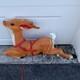 Vintage Blow Mold Reindeer Replacement For Santa's Sleigh 36 Empire Read