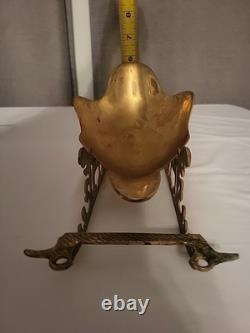 Vintage Brass Christmas Reindeer and Sleigh 17 Long 5 Piece Set India