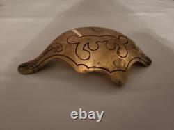 Vintage Brass Christmas Reindeer and Sleigh 17 Long 5 Piece Set India