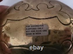 Vintage Brass Christmas Reindeer and Sleigh 17 Long 5 Piece Set India