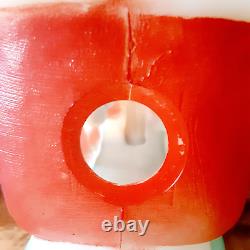 Vintage Carolina Enterprises 1981 Christmas Santa Sleigh Reindeer Lighted