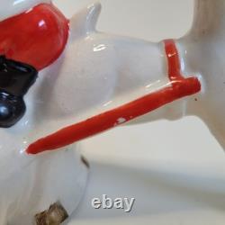 Vintage Christmas Brinn's Pittsburgh Santa Sled Reindeer Figurine Japan Descript