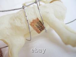 Vintage Christmas Santa in Sleigh Celluloid Reindeer Candy Container Japan 1940s