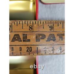 Vintage Christmas Tin Twas The Night Before Christmas Santa Sleigh Reindeer